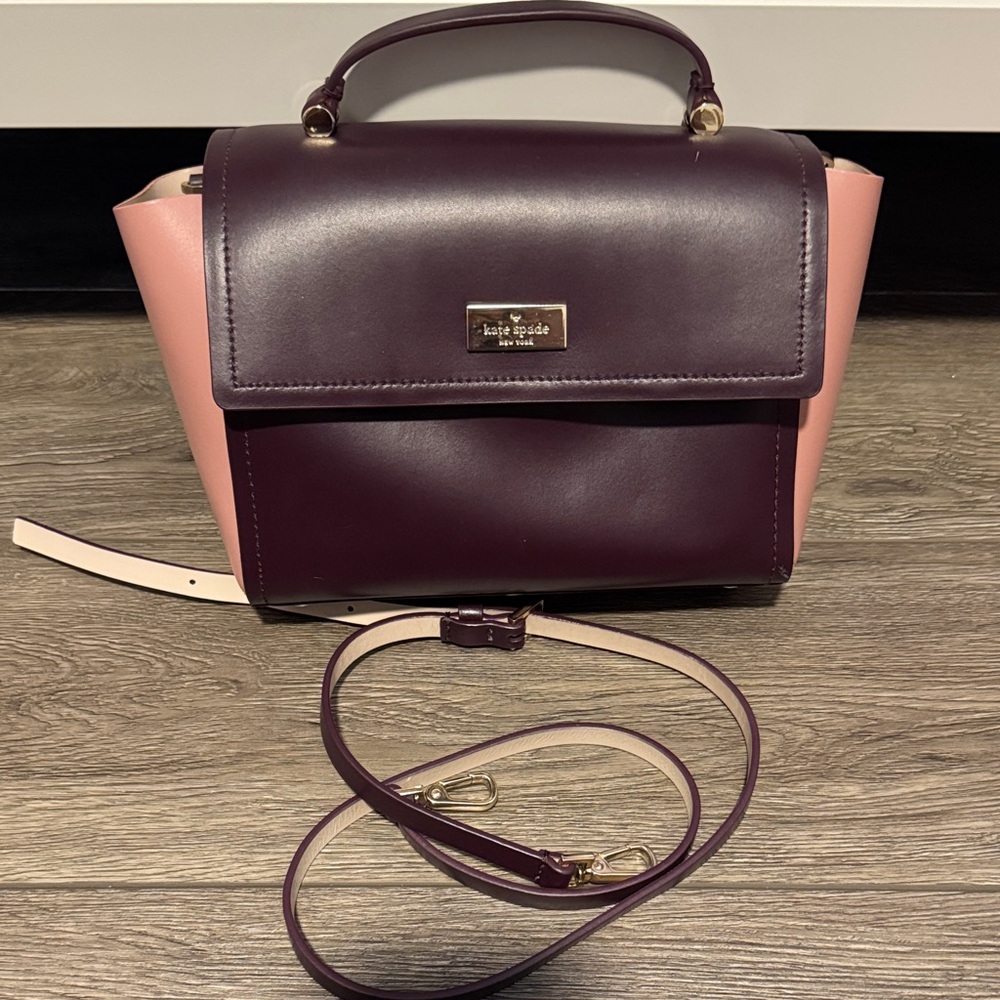 Kate Spade Plum and Pink Crossbody Bag